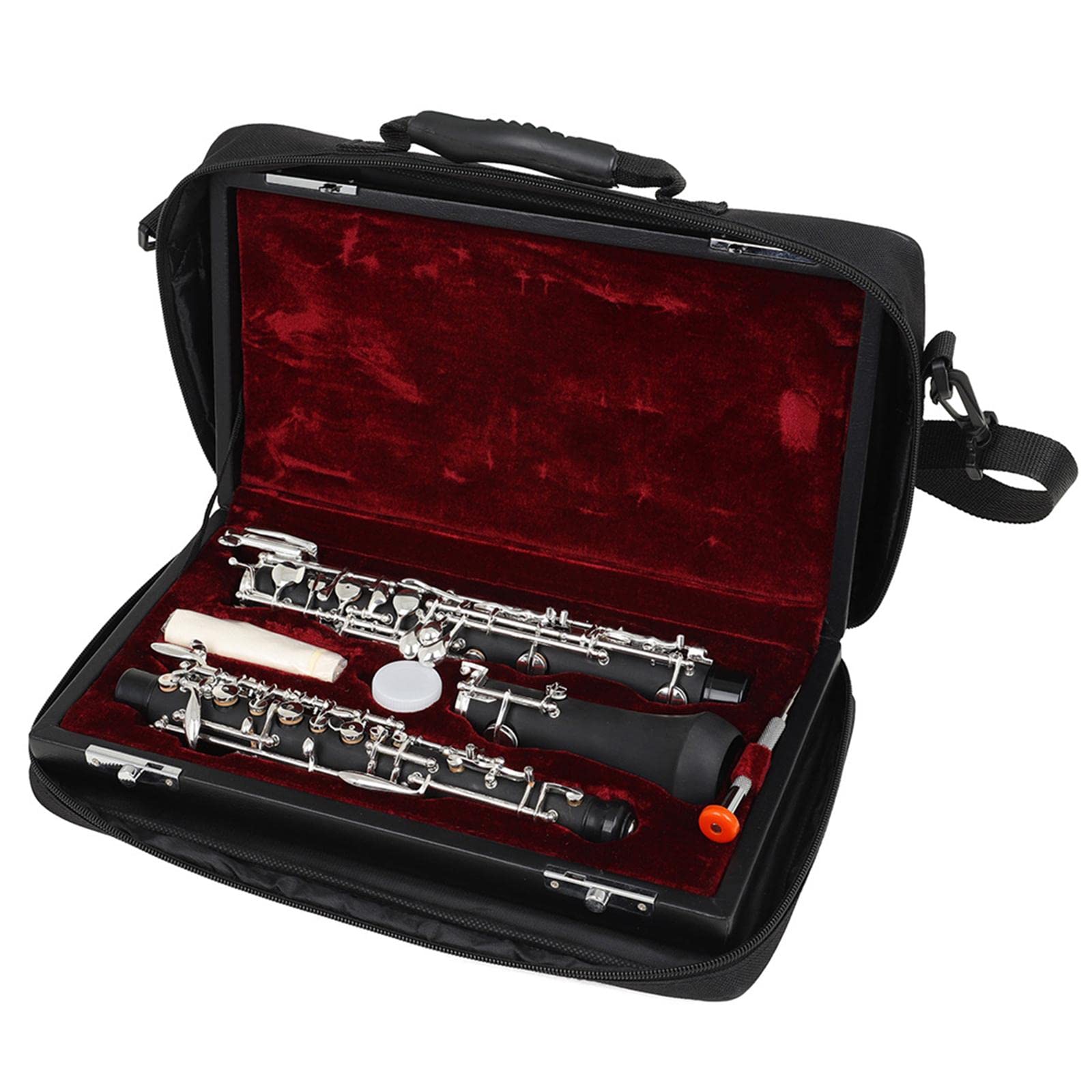 Custodie per oboe leggere con tracolla regolabile e tracolla imbottita con maniglia per il trasporto, per oboe per strumenti a
