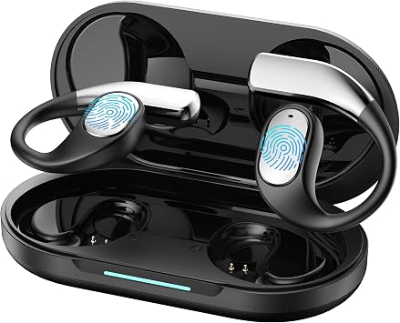 AI Language Translator Earbuds,OWS Real-Time 4-in-1 Translation Earbuds 144 Languages & Accents, Bluetooth 5.4 Translation Device for Travel/Business/Learning SP39 Silver Black