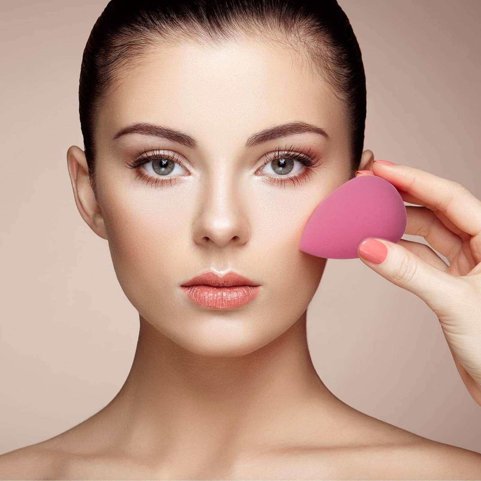 Éponges Maquillage & Houpettes 14 Pcs Rose, Beauty Blender Douces pour Fond de Teint, Correcteur, Poudre – Application Zéro Défaut sans Traces