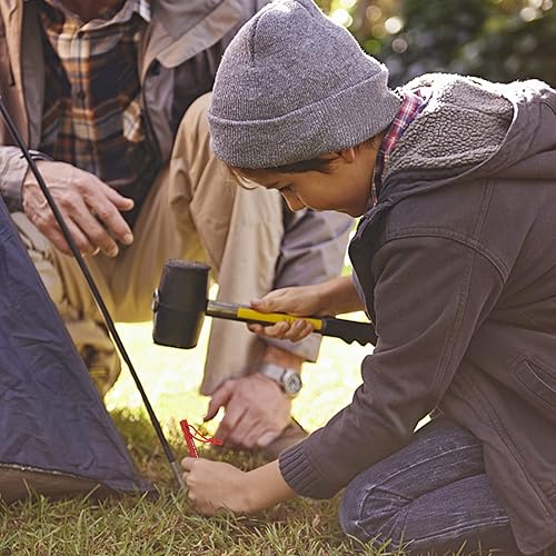 Miniatura 6 de Gold Armour Estacas para tienda de campaña, paquete de 12 estacas resistentes, ligeras, para tienda de campaña y lona al aire libre, accesorios