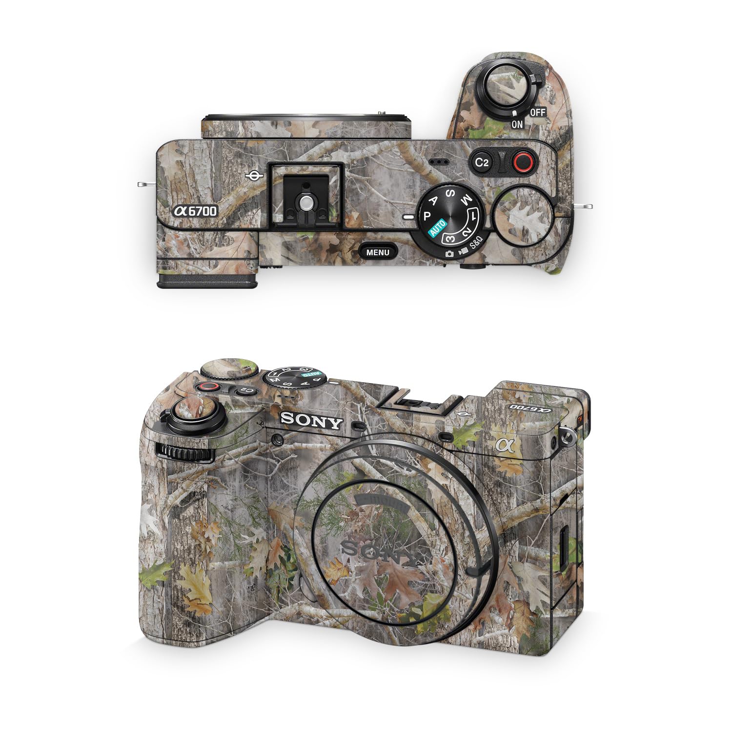 Camera Skin Compatible with Sony A6700 Mirrorless Camera (2023) - Kanati - Premium 3M Vinyl Protective Wrap Decal Cover - Easy to Apply | Crafted in the USA by MightySkins