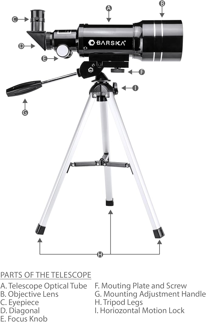 Barska Starwatcher telescopio refractor astronómico 70mm miniatura 2