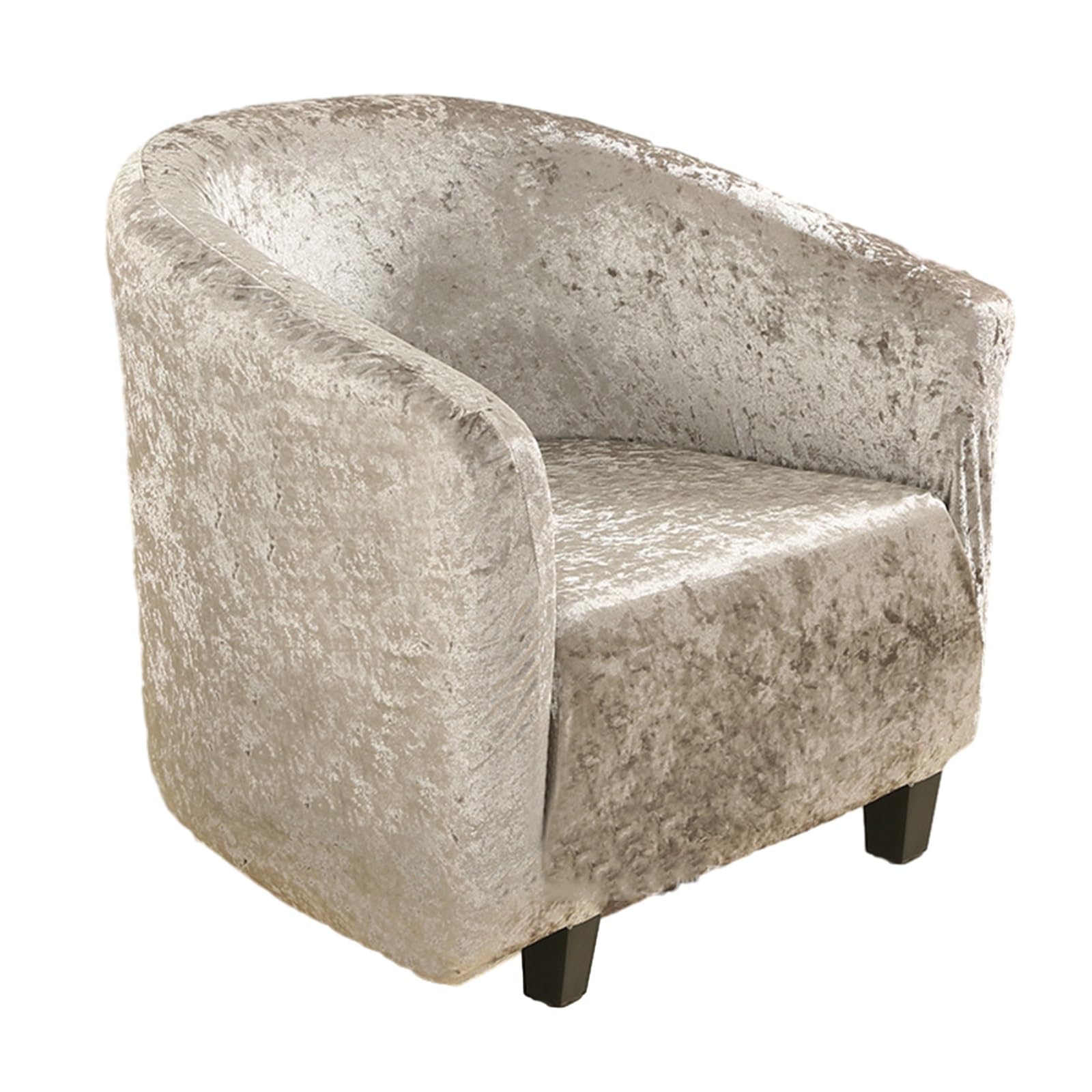 Pokrowce na fotele, dzianinowe pokrowce na krzesła kubełkowe o wysokiej rozciągliwości Miękkie pokrowce na krzesła klubowe Pokrowiec na krzesło wannowe (Color : Silver grey, Size : 2)