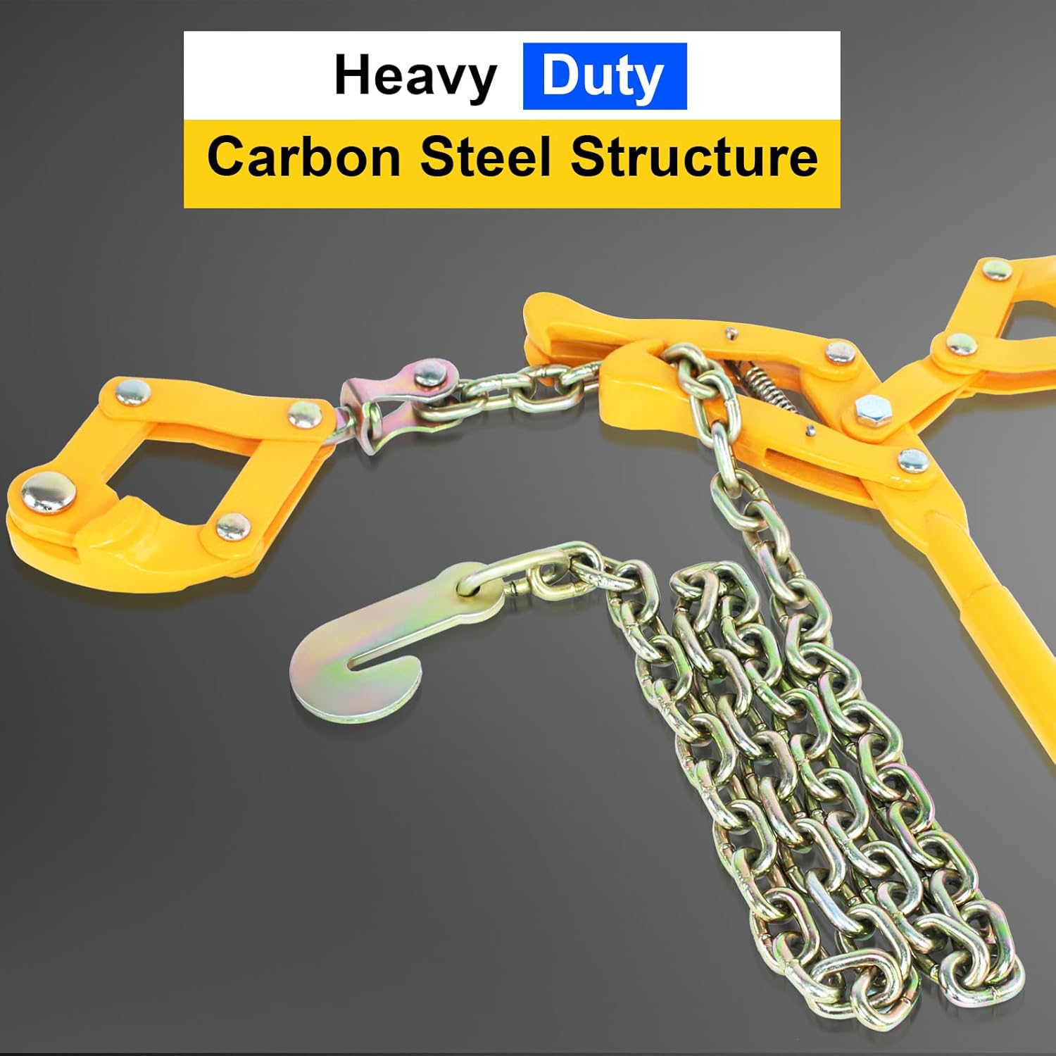 47.25" Chain Link Fence Strainer, Heavy Duty Barbed Wire Tensioner,Chain Strainer Wire Tensioner Labor-Saving Lever Design Capacity 2200lbs for Farm