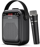 ZOWEETEK ZW-H6 Wireless Voice Amplifier with Handheld Mic - Bluetooth PA Speaker for Teachers, Classroom, Karaoke, Outdoor, 15,000 sq ft Coverage