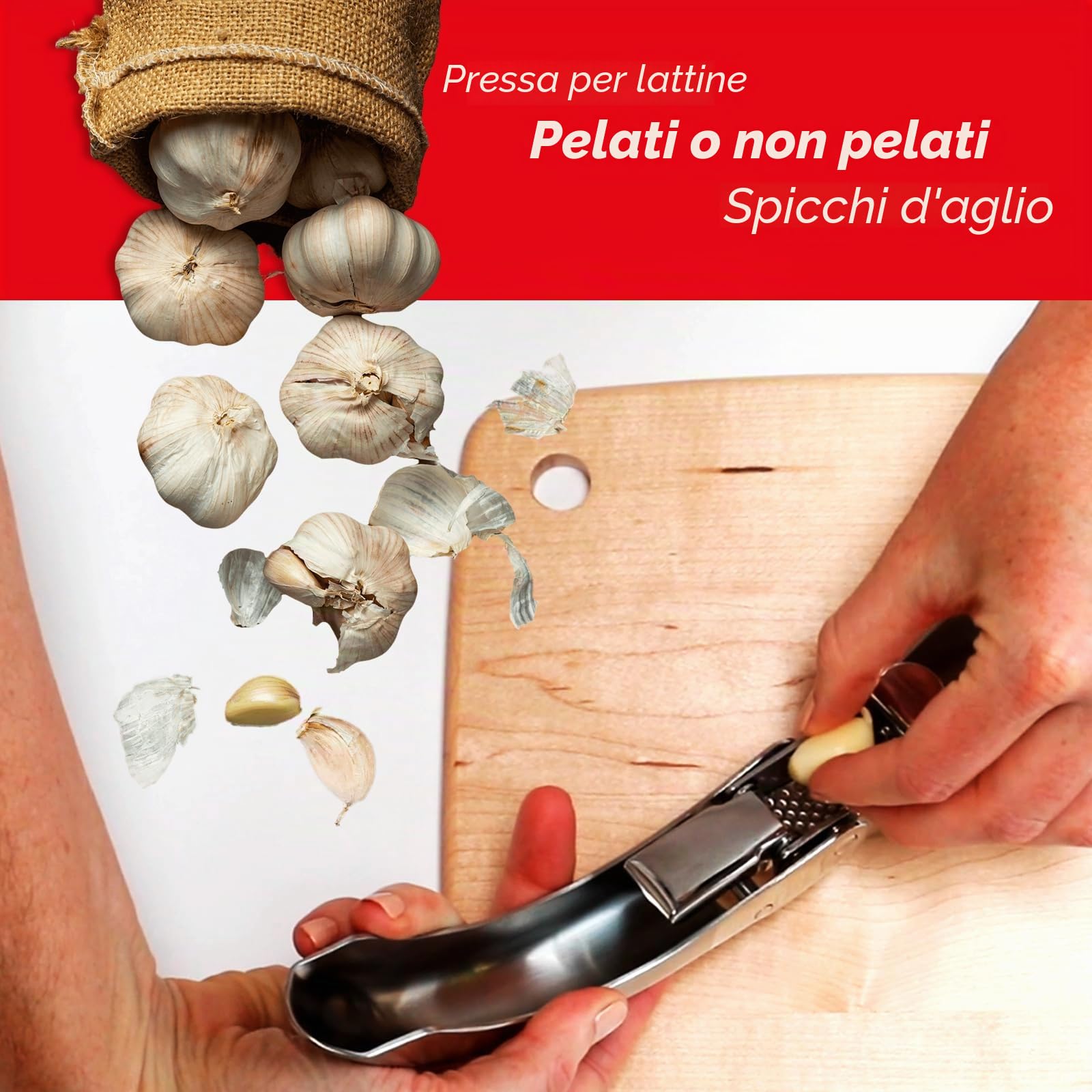 Kuhn Rikon, Spremi aglio in acciaio inox