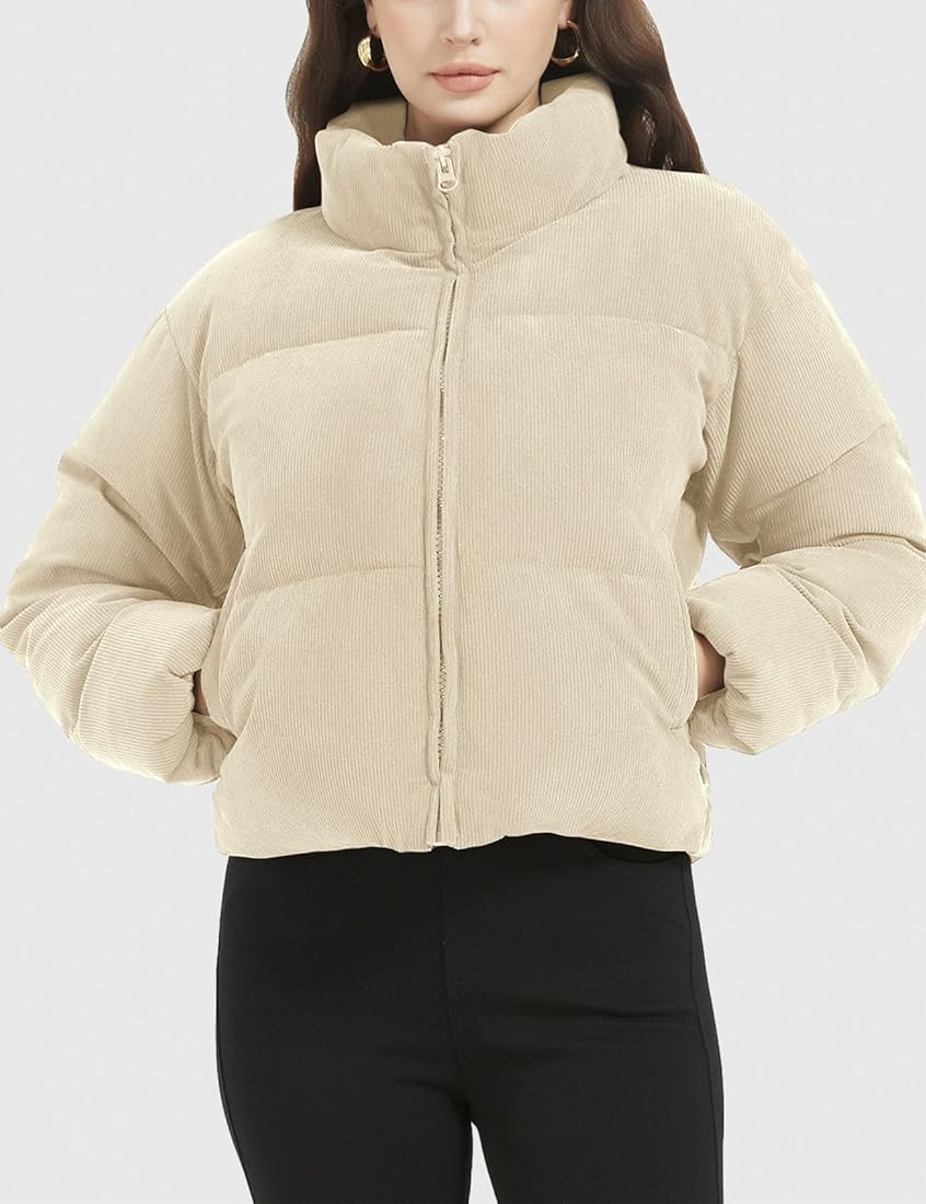 eaphi CORDUROY PUFFY JACKET
