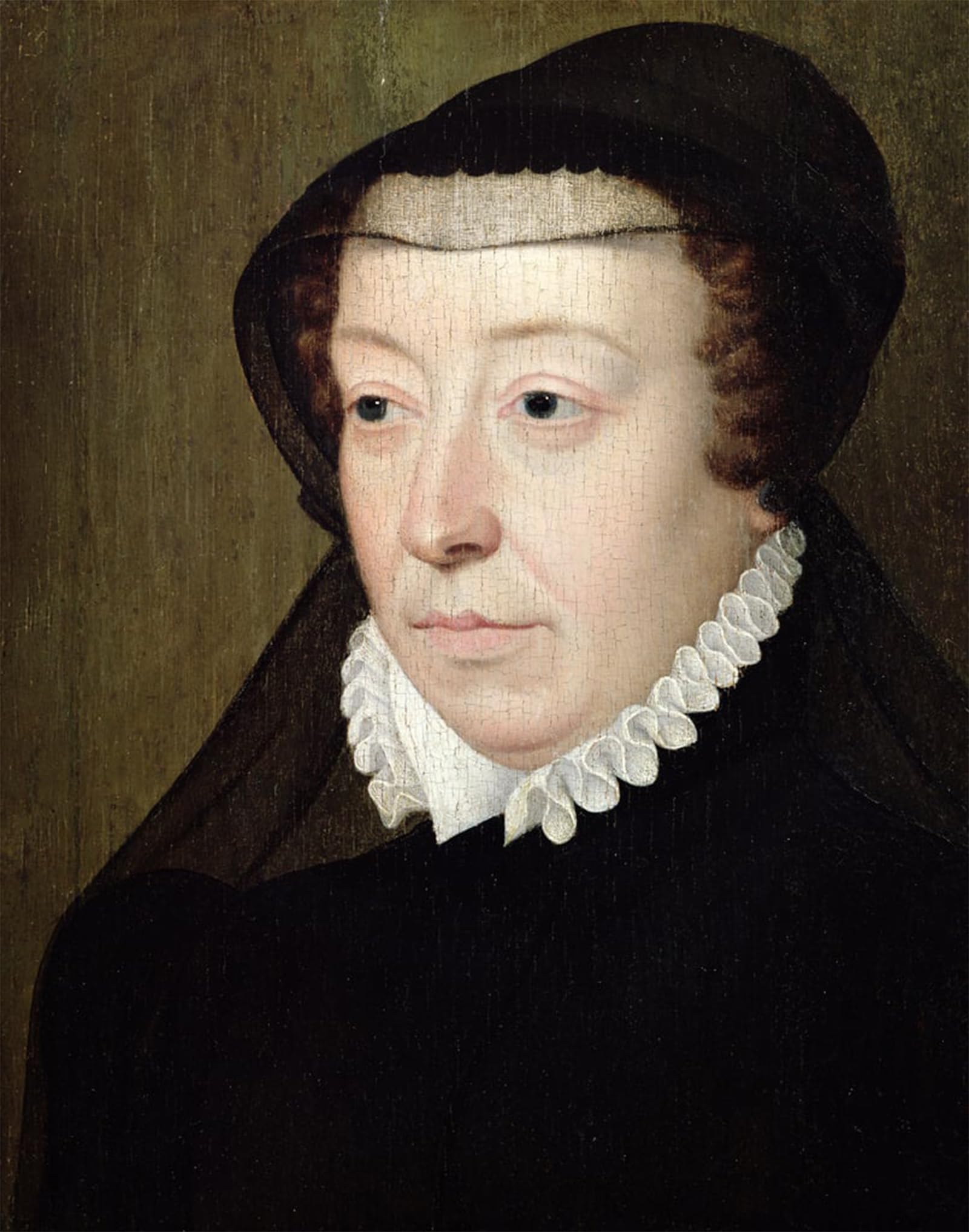 ARTXLXXBN Famous Painting Art Wall Decor Abstract Art Picture Portrait of Catherine De Medici by François Clouet Animal Pictures for Home Decor 60x90cm