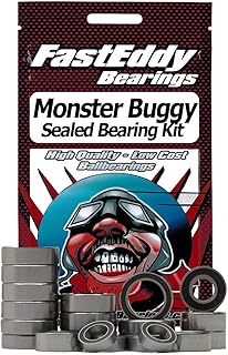 FastEddy Bearings Compatible with Traxxas Monster Buggy Sealed Bearing Kit