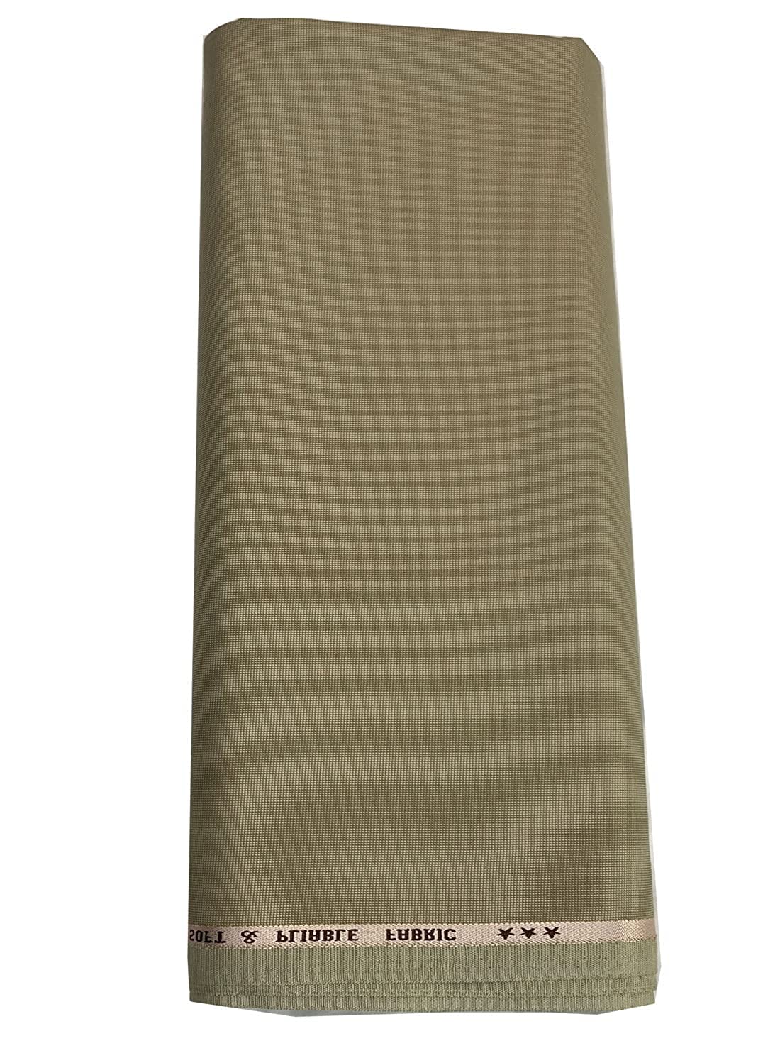 Raymond Mens Poly Viscose Suit Fabric (3 Meters, All weather fabric, Khaki)