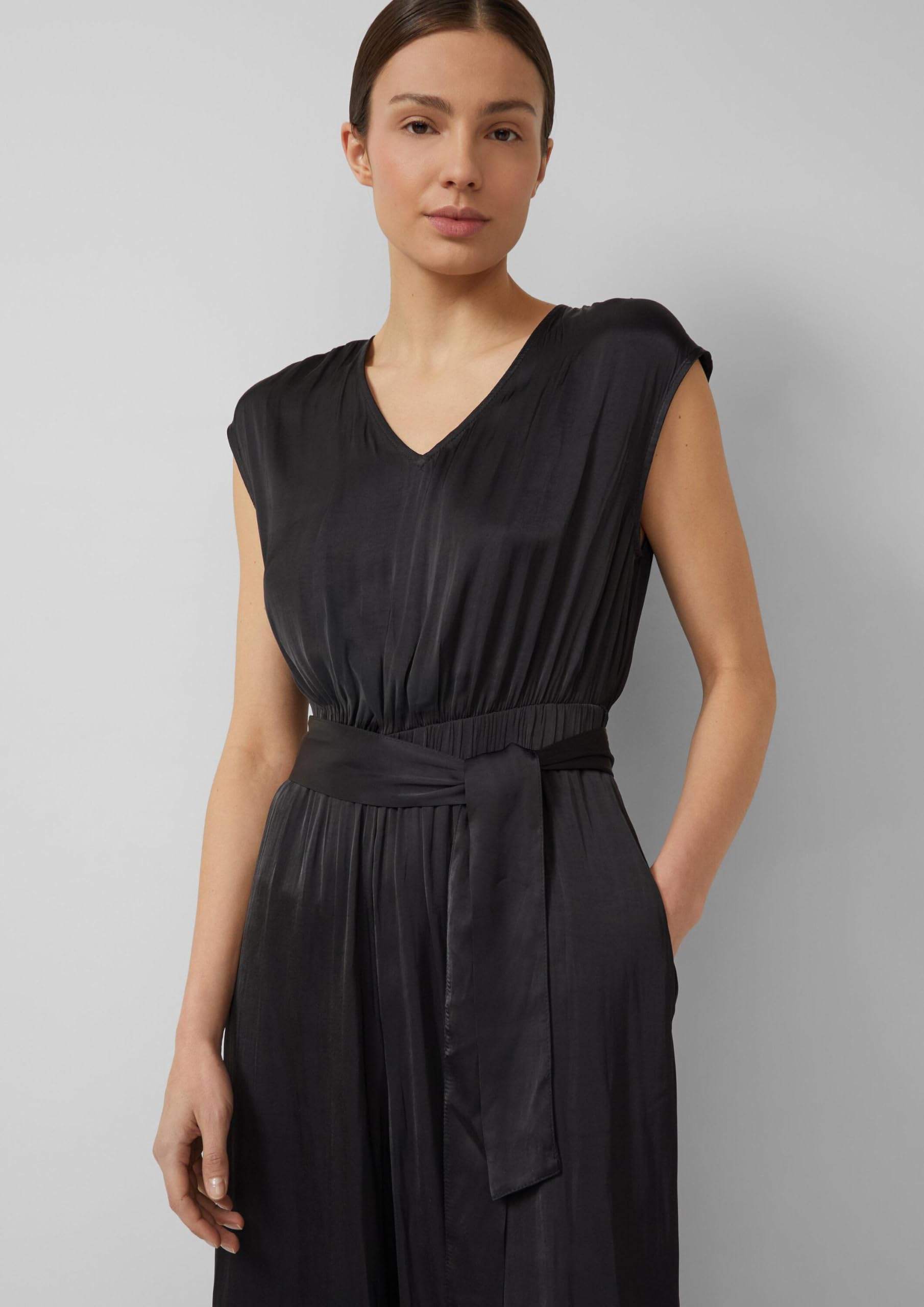 s.Oliver Satin-Jumpsuit mit Extra Wide Leg