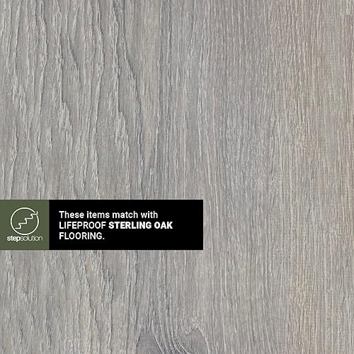 Miniatura 2 de Step Solution Wood Lookalike - Moldura cuadrada de vinilo superpuesta de madera, ideal para combinar con los colores de piso de vinilo de Home