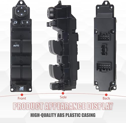 Miniatura 2 de DF73-66-350B Interruptor de ventana eléctrica maestro lado del conductor compatible con Mazda 2 2011 2012 2013 1.5L L4