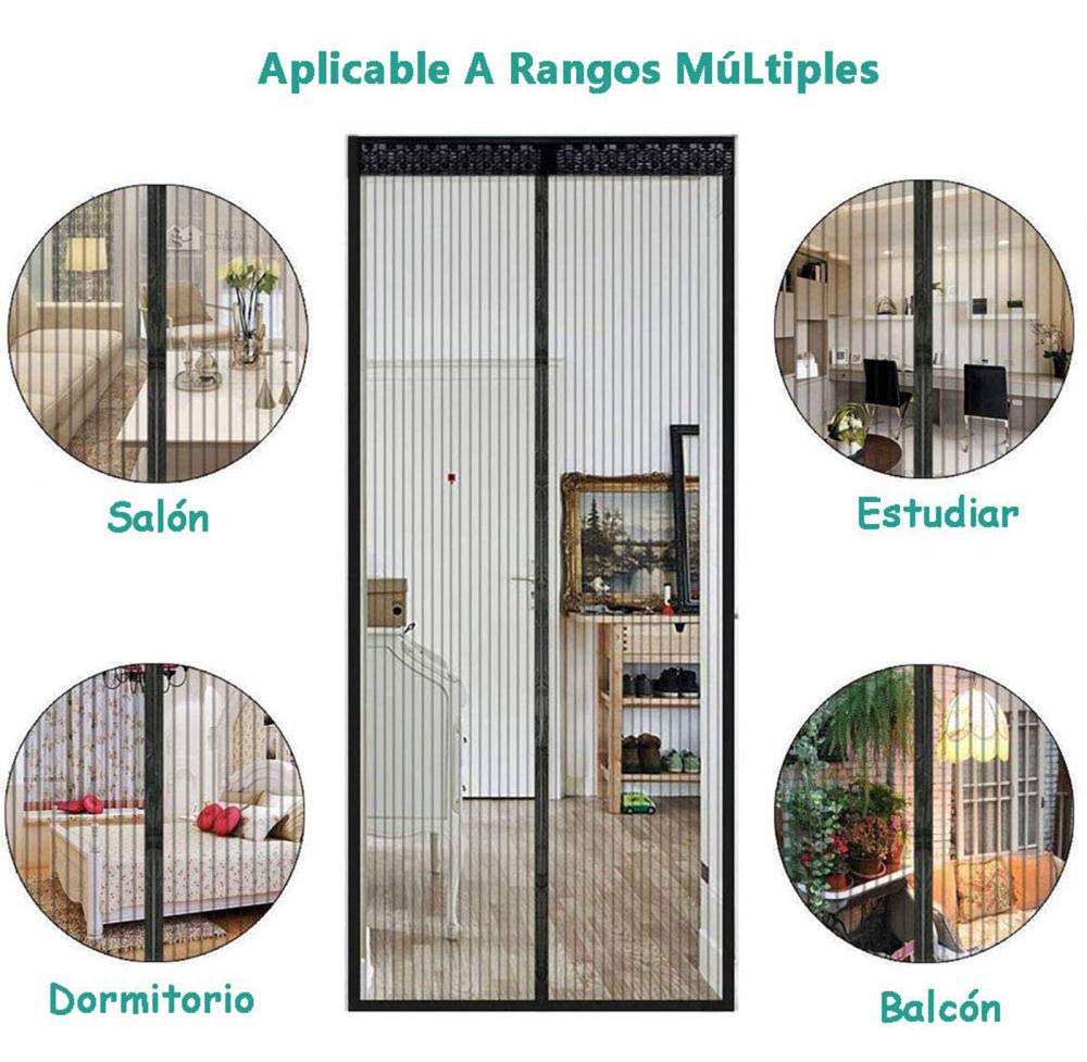 Tenda Totalmente Magnetica,Mantiene Traspirante,Lavabile in Lavatrice,Facile da installare, (Le Dimensioni Possono Essere Personalizzate)-230x240cm(90.55x94.48in)