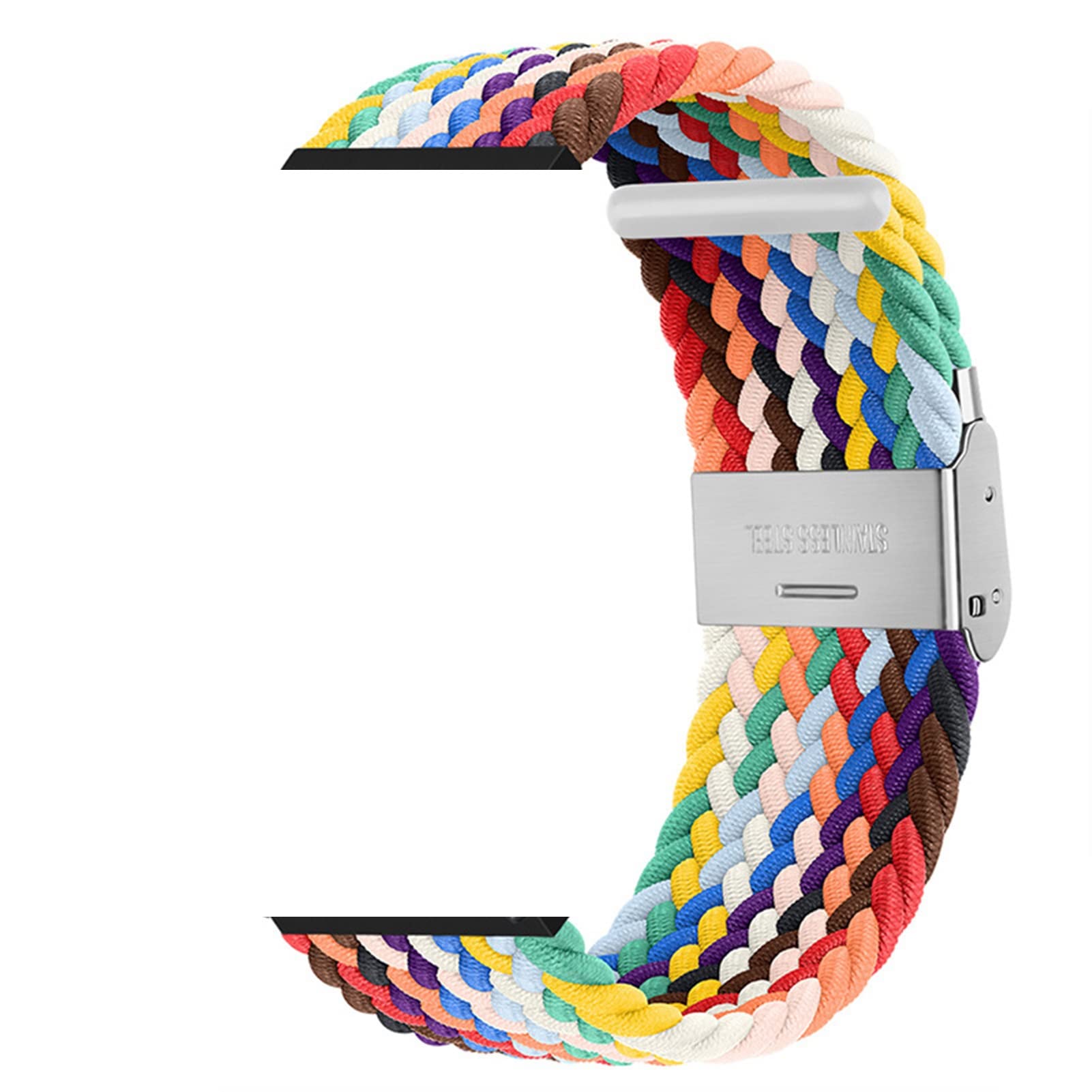 Bracelet montre nylon tressé QuickFit 22mm pour Garmin Fenix 7 6 Pro 5 et Forerunner 945