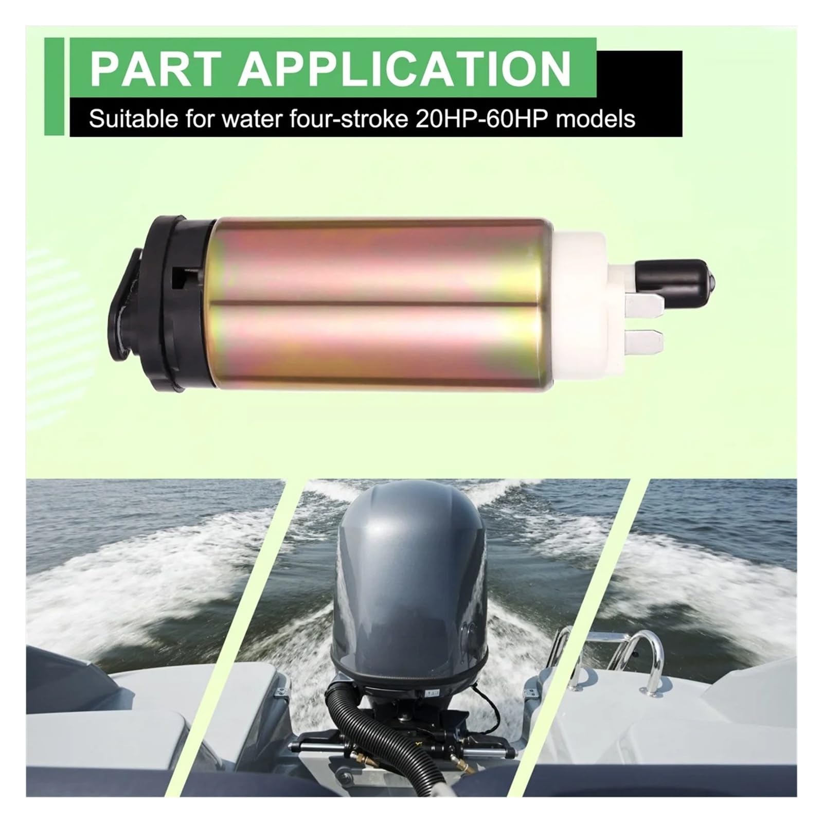 Bomba Combustible Repuesto Motores Para Mercury Para Marine Mercruiser 4 Tiempos 20 25 30 40 50 Y 60 HP. Sustituye 892267A51 Motocicleta Fuel Pump