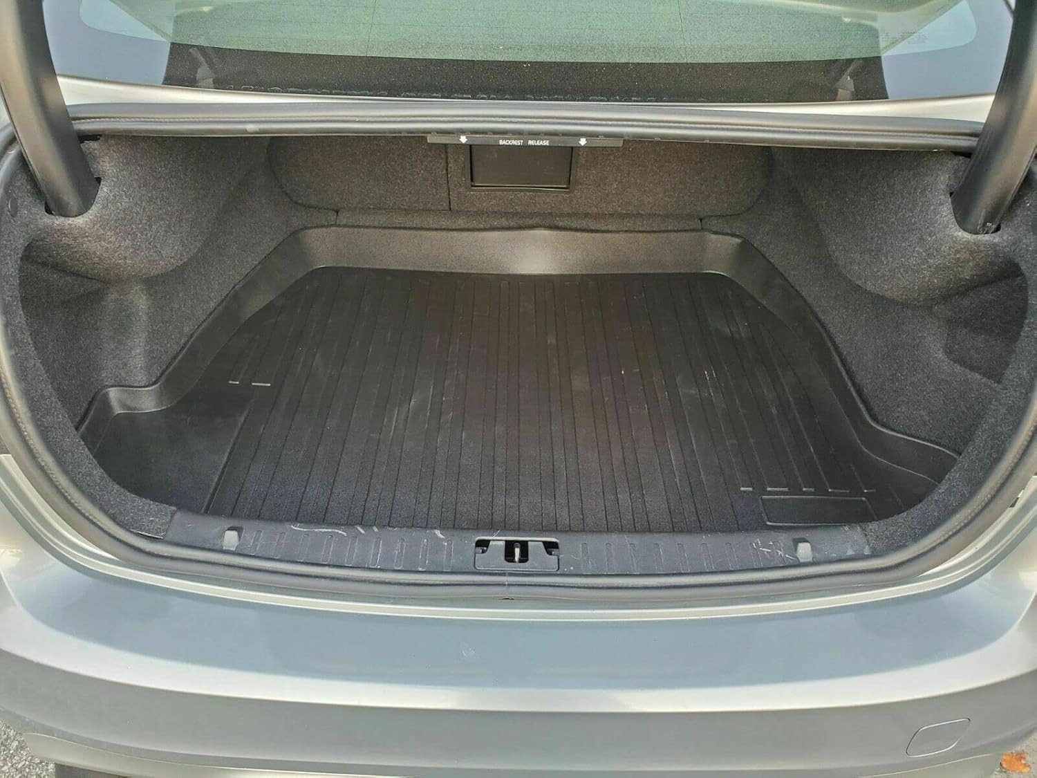 Cargo Liner - Trunk Mat for Volvo S60 2011-2018 S 60 Cross Country – Weather-Resistant Trunk Mats for Cars with Raised Lip – Non-Slip Car Trunk Mat Rubber – Laser Pre-Cut Design