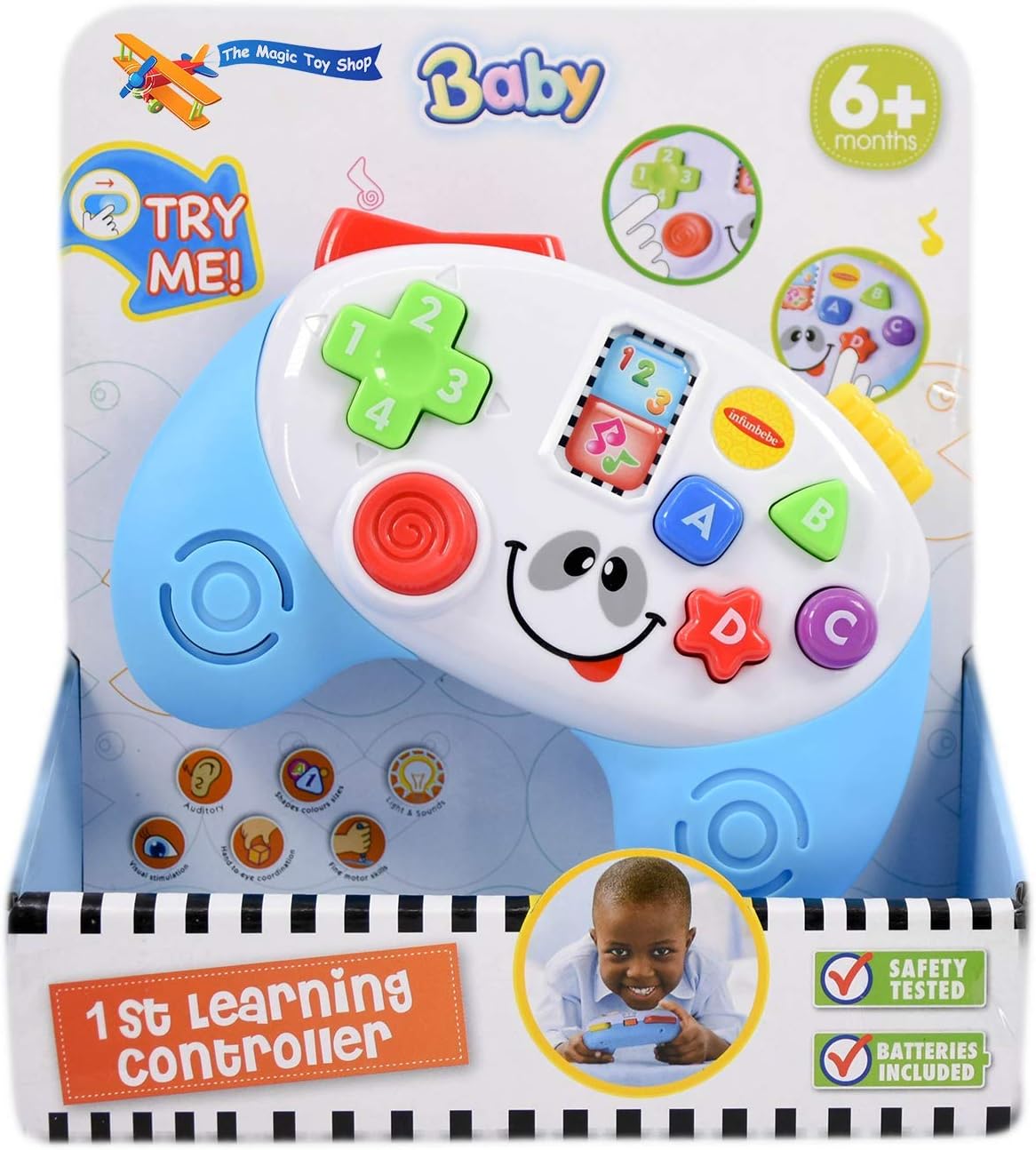 My First Learning Game Controller Toy Toddler Learning Musical Toy Baby ...