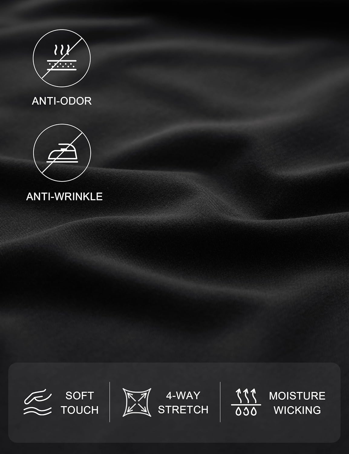 Womens High Waisted Jogger Scrub Pants - Soft Stretch Yoga Waistband Medical Bottoms with 7 Pockets Anti-Wrinkle - Image 6