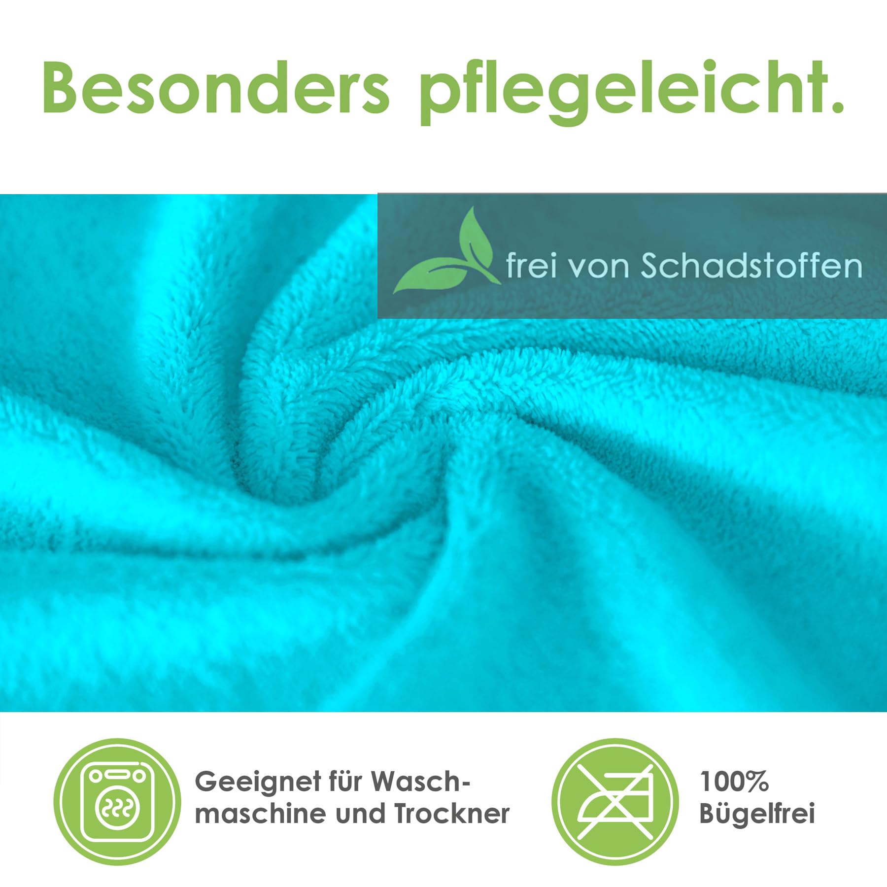 heimtexland Teddy Flanel omkeerbaar beddengoedset, winterdekbedovertrek, behaaglijk zacht en warm, hoofdkussen 80 x 80 cm, dekbed 135 x 200 cm, kasjmier touch, cadeau-idee voor Kerstmis, type 751