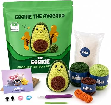 Avocado Amigurumi Crochet Kit Knitting Set