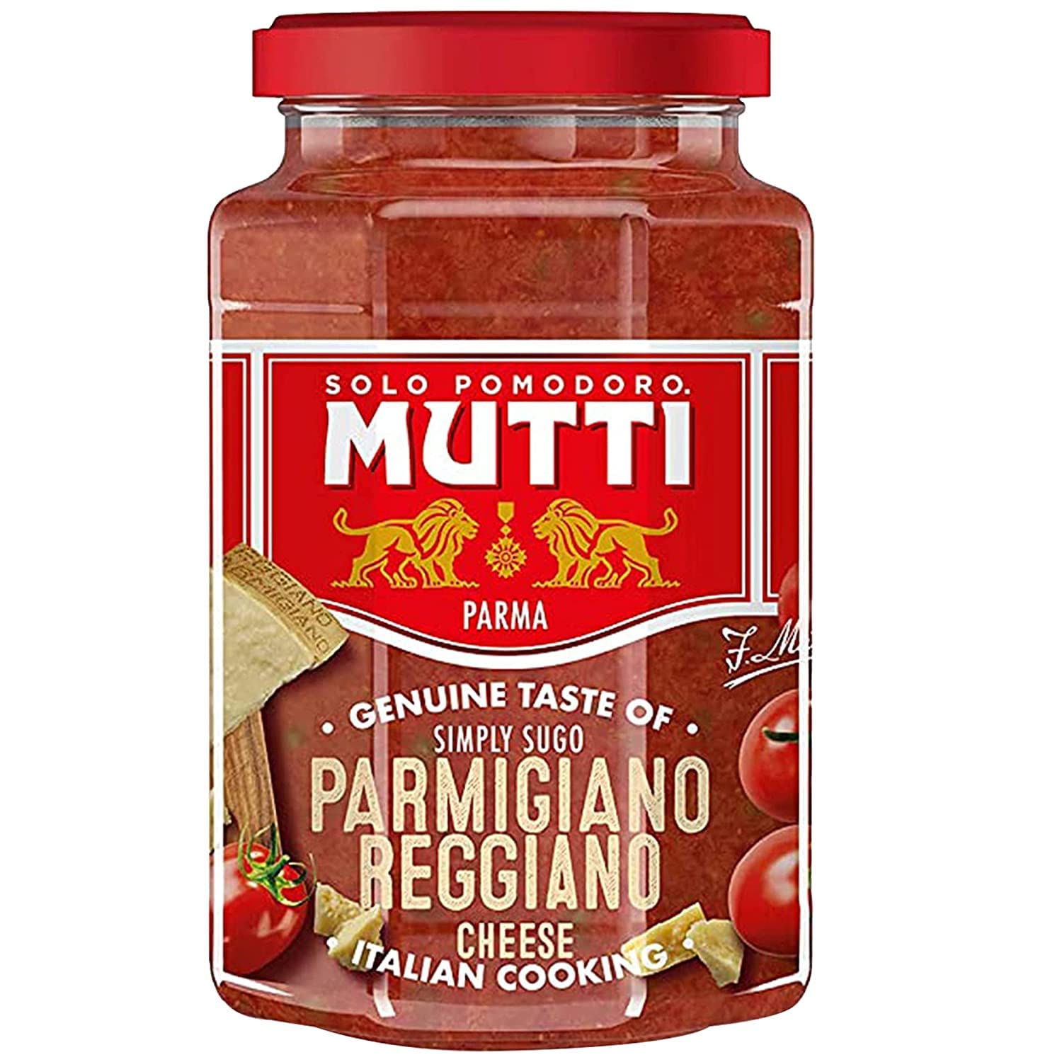 Mutti Sos do makaronu Rossoro Pomidor z Parmigianno Reggiano 400 g (6 sztuk)
