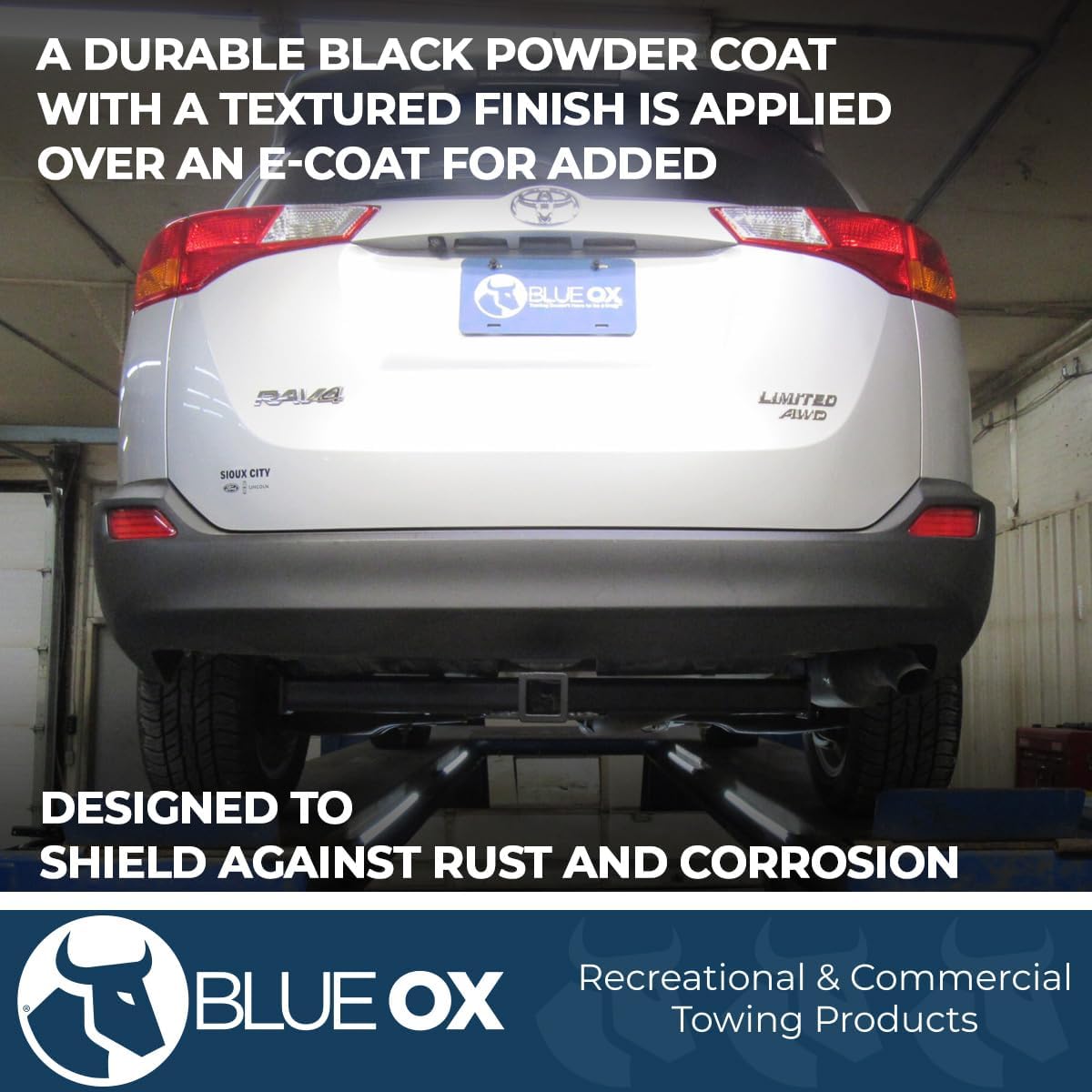 Blue Ox BXH5001 Custom Receiver Hitch for Towing, Fits Select Toyota RAV4