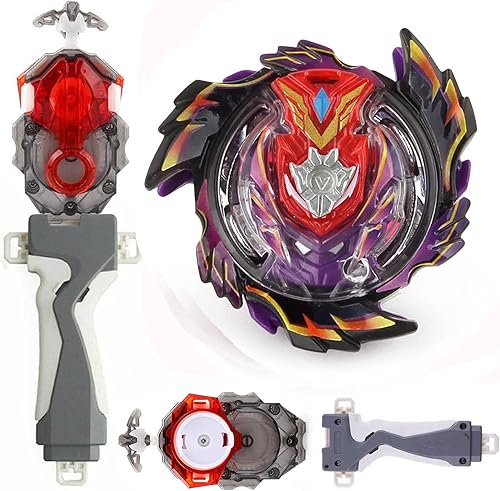 Bey Battling Toys Starter Burst Booster B-96 Strike God Valkyrie. Mugen luchando con B-184 Cuerda personalizada Bey Launcher LR IzquierdaDerecha