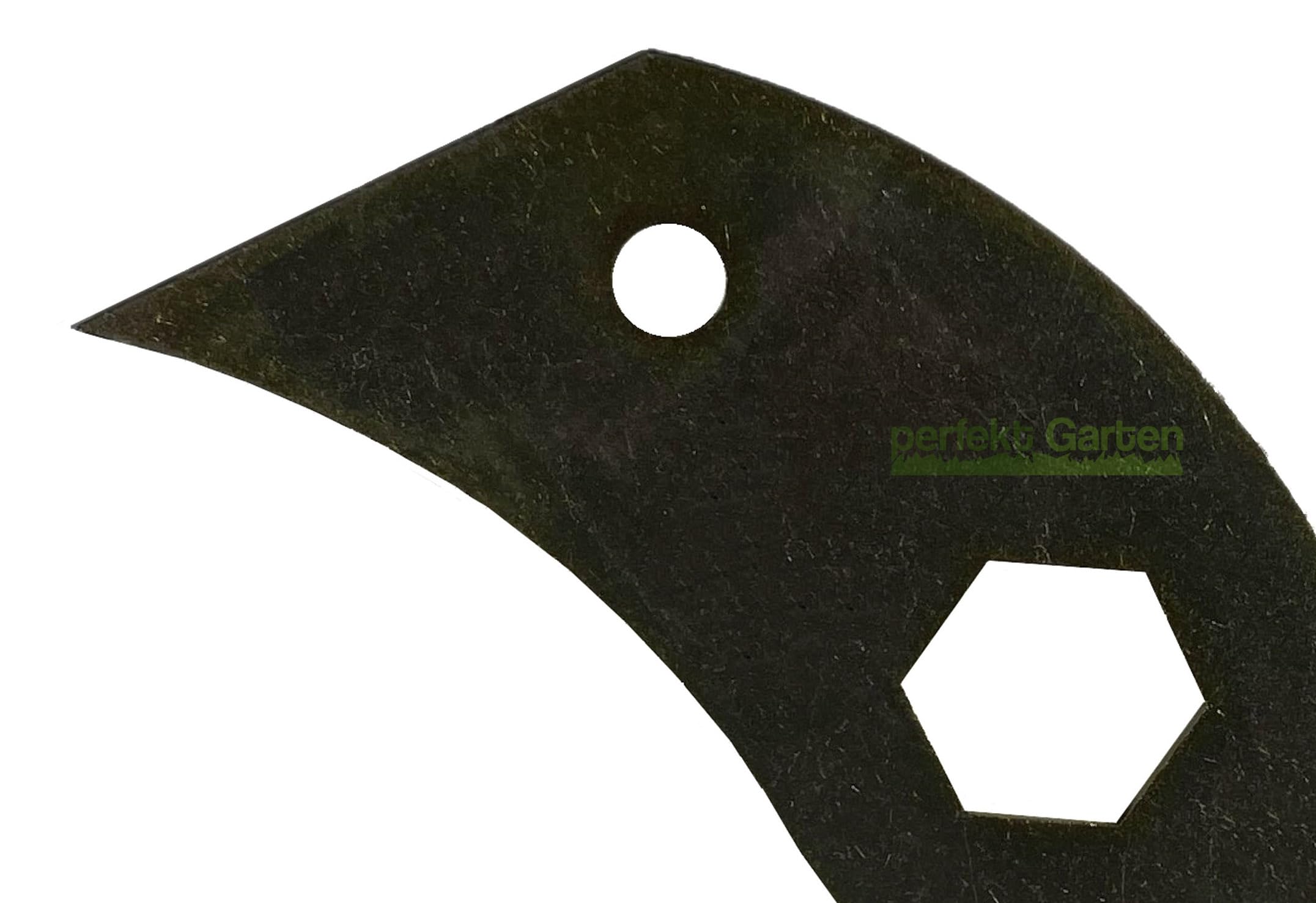 perfektGarten Couteau scarificateur 16 x 15 cm compatible avec McCulloch M1738E M3538 P Hecht S390 5444210-01