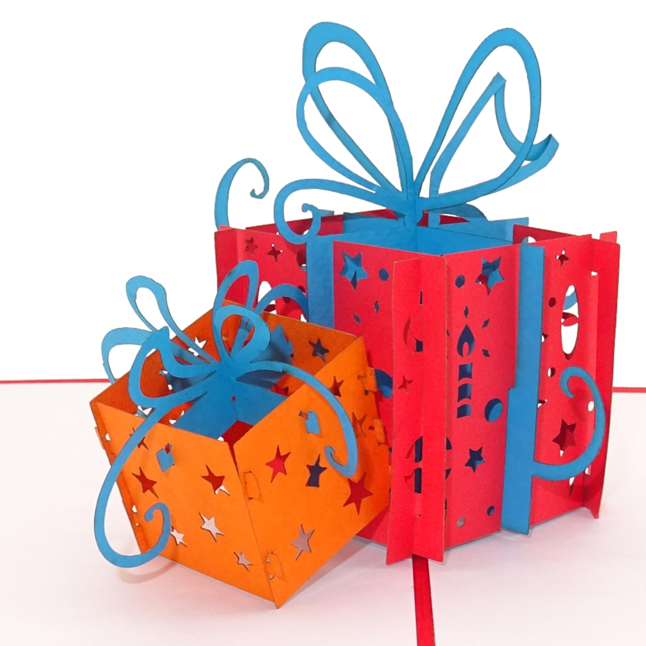 3D Geburtstagskarte im 10-er Set - Pop Up Karten mit Umschlag zum Geburtstag & Namenstag