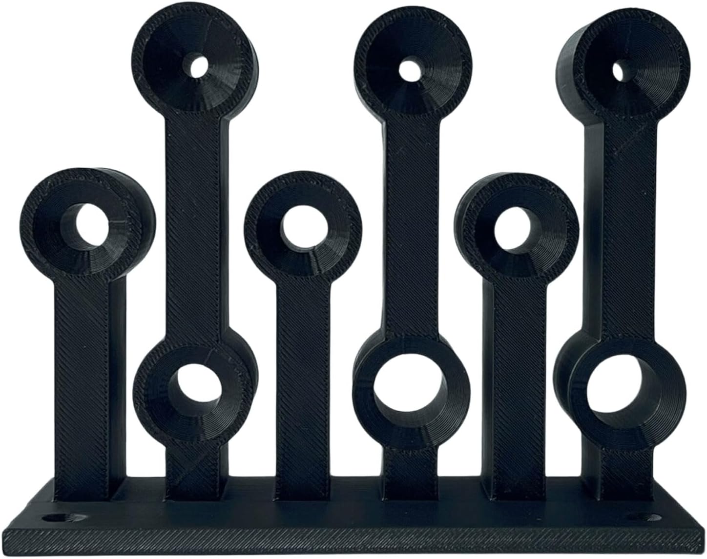 Compact Screwdriver Wall Holders for Garage Polylactic, Black