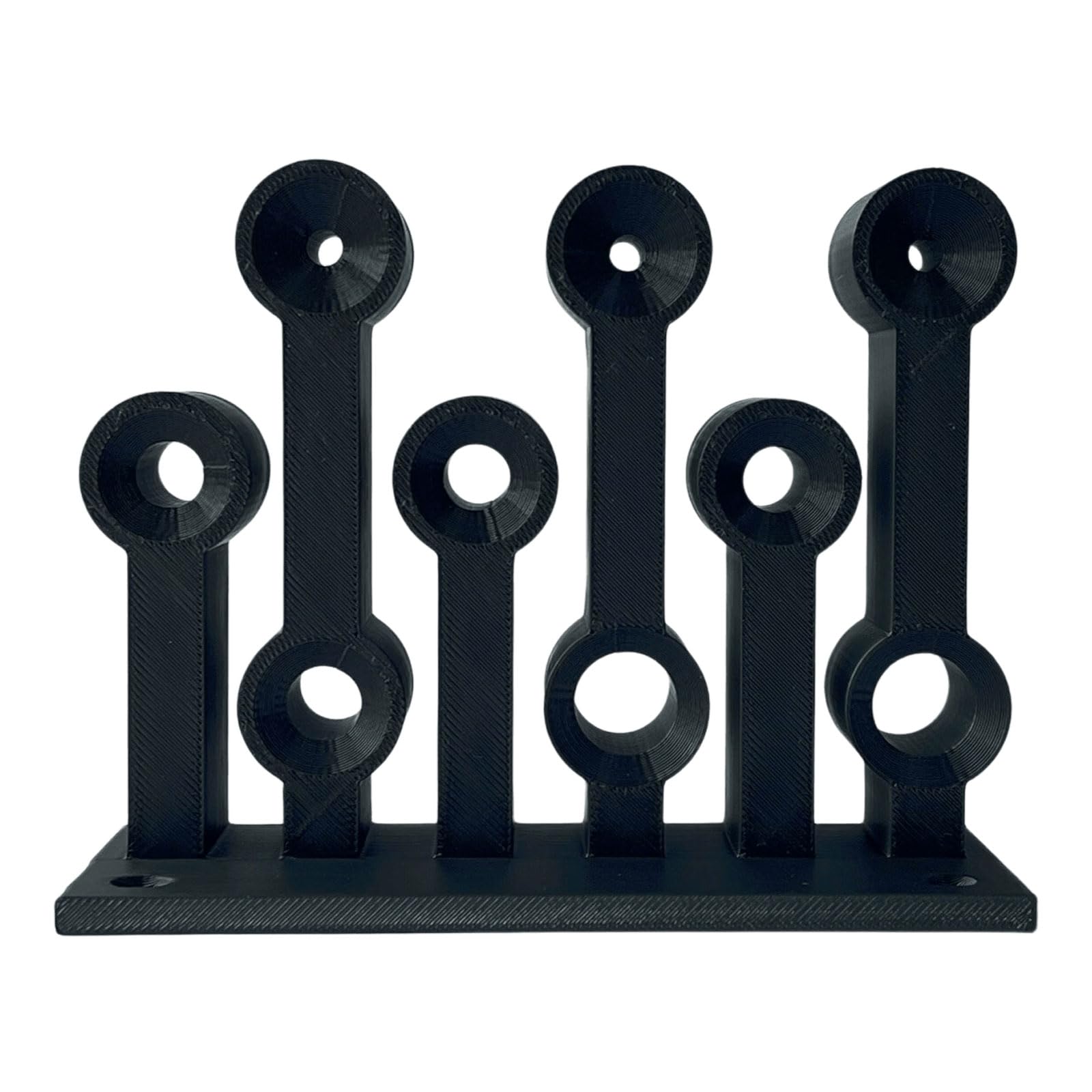 Fromceo Black Sturdy Wall Mount Screwdriver Stand With Secure Hold Holds Multiple Tool Sustainable Polylactic Acid Garage Tool Organizers Wall Mounted Screwdriver Holders