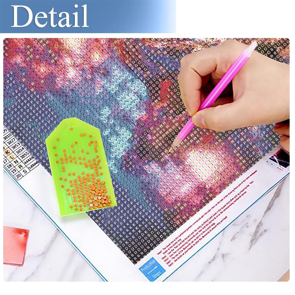 Diamant-Malset „Mädchen Sind Mit Motorrädern Geboren“ – 30x40 Cm, Mit Runden Diamanten | DIY-Kunst Für Erwachsene & Kinder | Inkl. Werkzeug & Zubehör