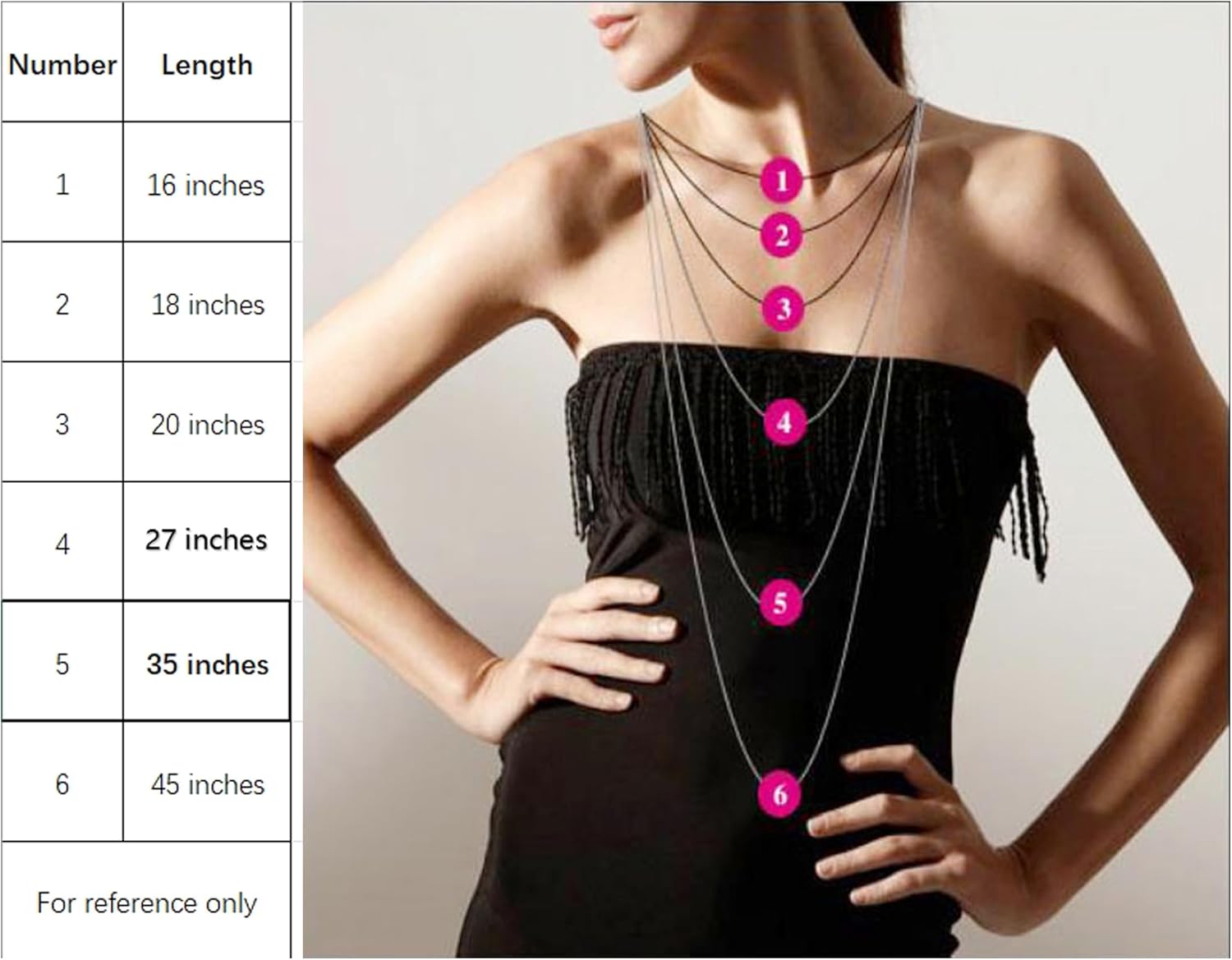 Long Layered Necklace for Women Trendy Colorful Boho Chunky Crystal Beaded Jewelry Womens Dainty Statement Fashion Necklaces Costume Bead Strand Necklace - Image 5