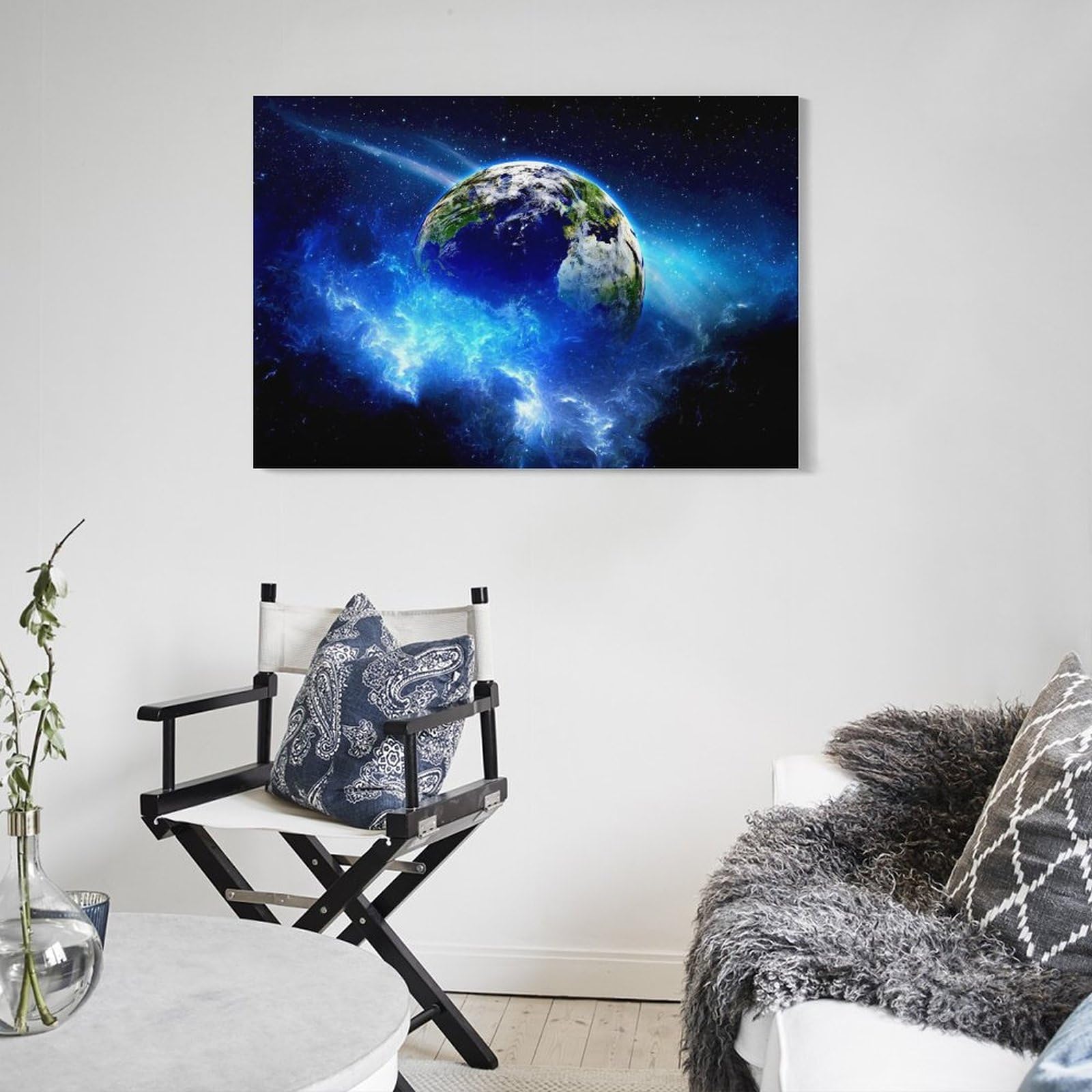 Amazon.co.jp: 宇宙と惑星の絵画 インテリアぎんが 宇宙ポスター