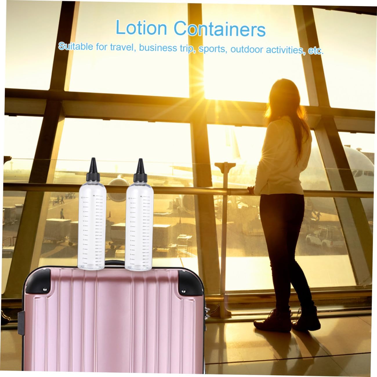 12pcs Graduated Squeeze Applicator Bottles Plastic Needle Nose Bottles for Hairdressing Perm Care and Liquid Dispensing for Travel and Home Use