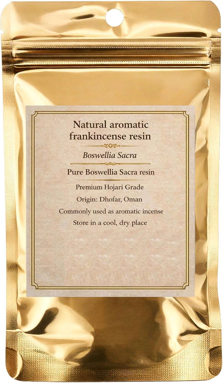 Green Hojari Frankincense Resin - Omani Boswellia Sacra Luban - Premium 100% Natural Luban from Salalah Dhofar Oman 1 oz - ZaforaSouq