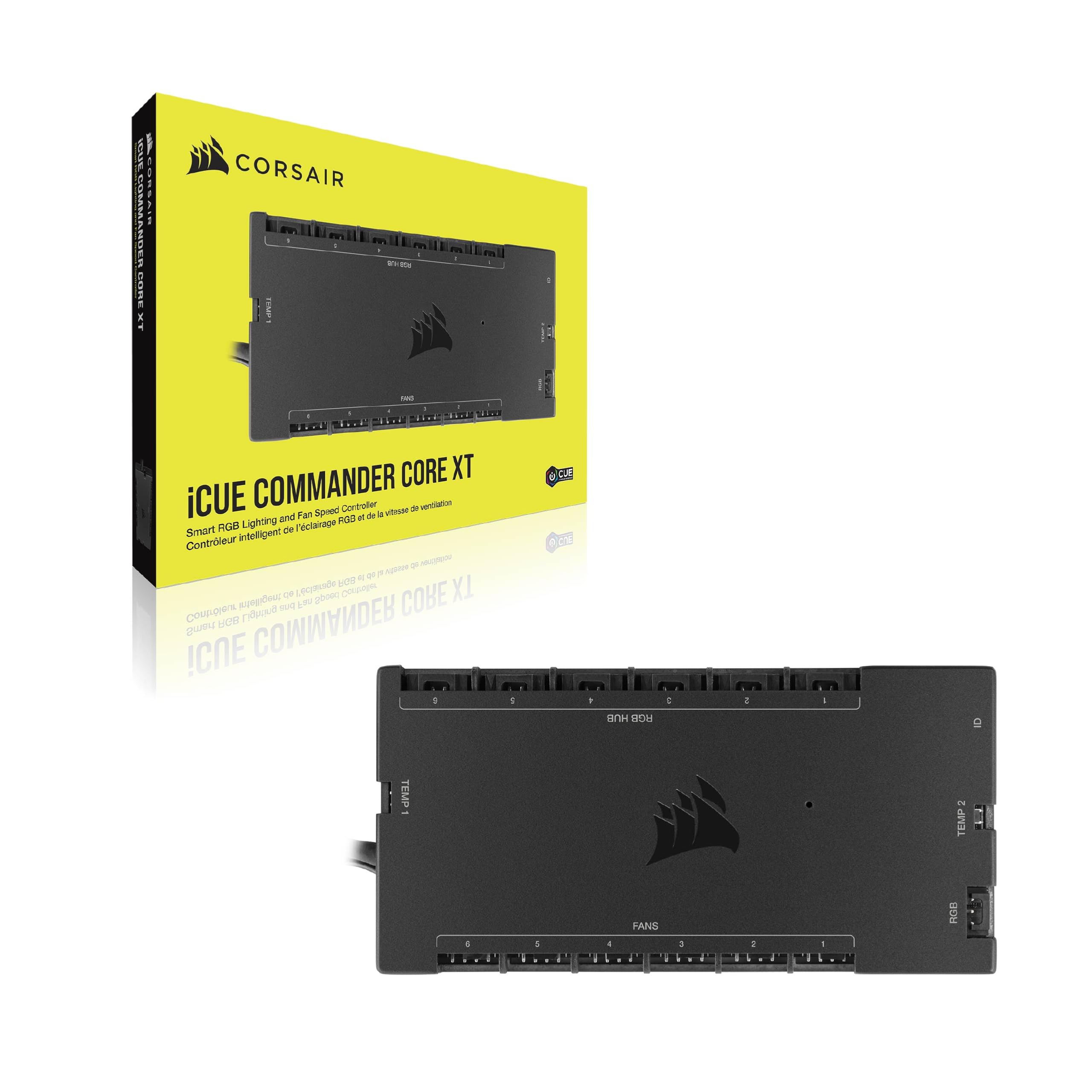 Corsair iCUE Commander CORE XT Kontroler Oświetlenia Rgb, Czarny, 264 Diody CL-9011112-WW