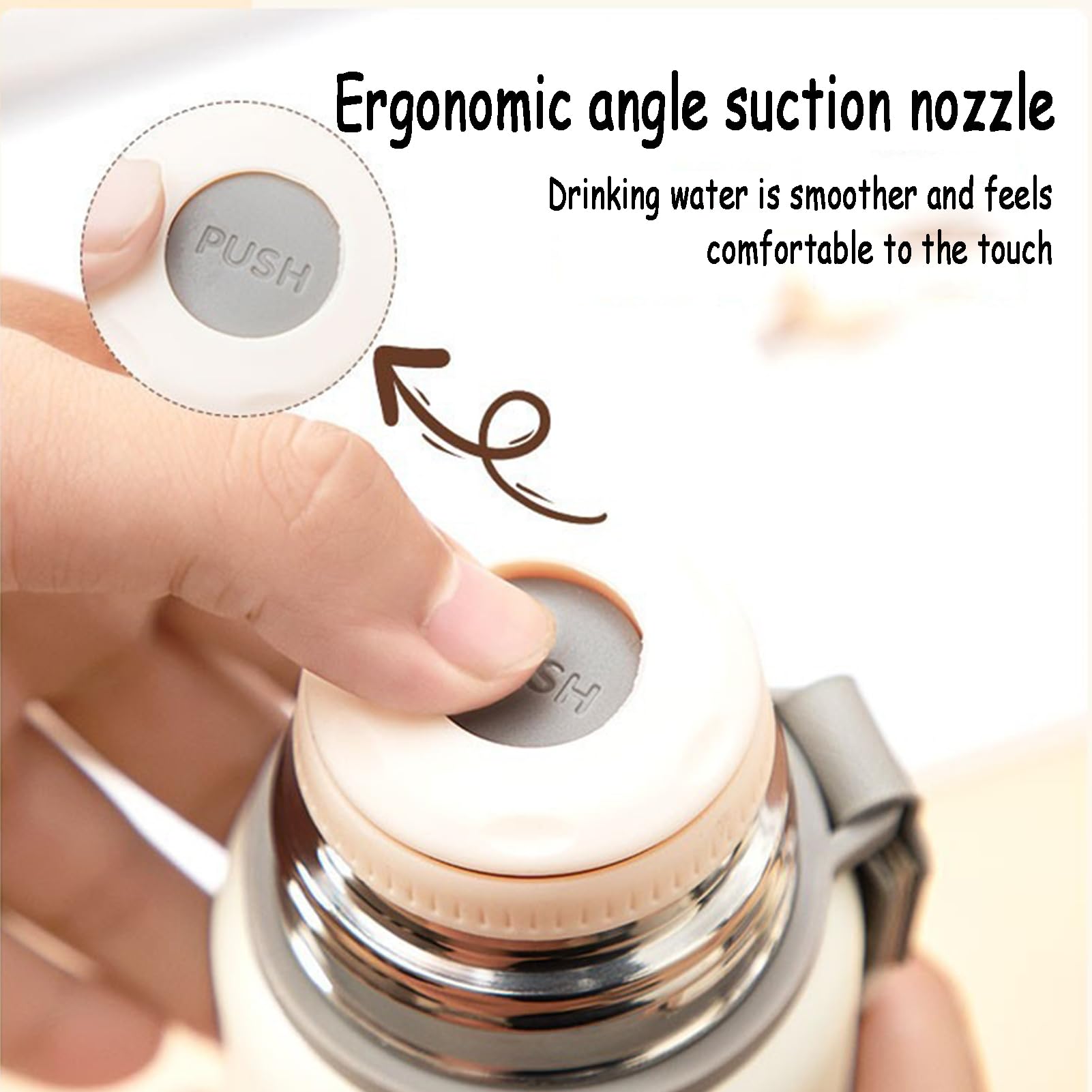Taza de café térmica de acero inoxidable de 500 ml con tapa a prueba de fugas, sin BPA, reutilizable, taza de viaje para coche, picnic, oficina y escuela
