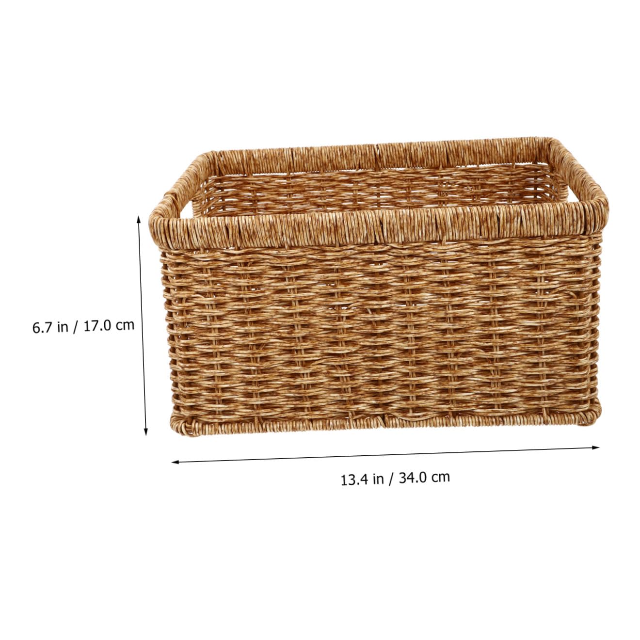 Cabilock Cesta de Clasificación de Plástico Cesta de Recepción de Artículos Varios Gran Capacidad para Habitaciones Infantiles y Cocina de Estilo Natural