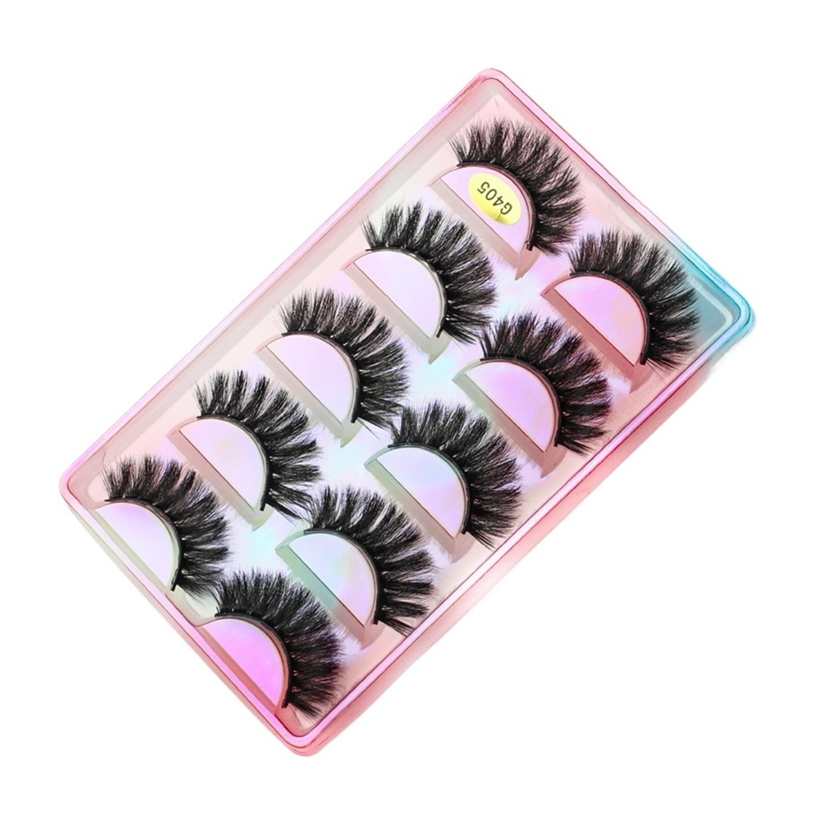 UAMOU 10 Styles 2 5 10 20 30 50 100 Boxes 3D Mink Lashes 5 Pairs Natural Individual