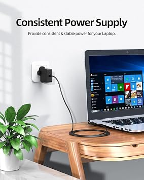 Superer 65W 45W 33W Charger Fit for Asus VivoBook ZenBook Expertbook Laptop | Go 14 15 16 17 14X 15X 16X S14 S15 S16 Flip and More Series, Power Lamp, Extended Cable