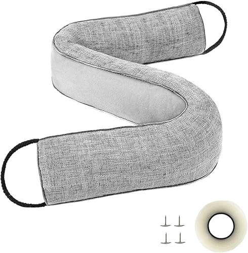 Lewondr Juego de 12 ganchos para cortina de ducha, de metal resistente, decorativos, resistentes al óxido, ganchos para cortinas de baño, varillas