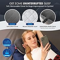 Vista 5 de Almohada de camping Hikenture con funda extraíble - Almohada inflable ultraligera para soporte lumbar y cervical - Almohada de mochila mejorada