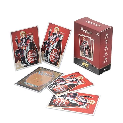 Ultra PRO - Fallout 105ct APEXⓇ Deck Protector Sleeves - Nuka Cola Pinup - for Magic: The Gathering, Exclusive Protective Collectible Trading Card Game Artwork Sleeves Pack - Apex Sleeves