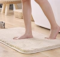 Vista 1 de Alfombras de baño peludas, súper absorbentes, antideslizantes, suaves, de felpa gruesa, lavables a máquina, alfombras de baño para baño, ducha