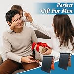 AfitLulu Money Clip Wallets for Men, Men’s Ultra-Thin Wallet with Minimalist Leather Billfold Wallet for Men with Metal Clip and Card Slot (Black+Coffee)