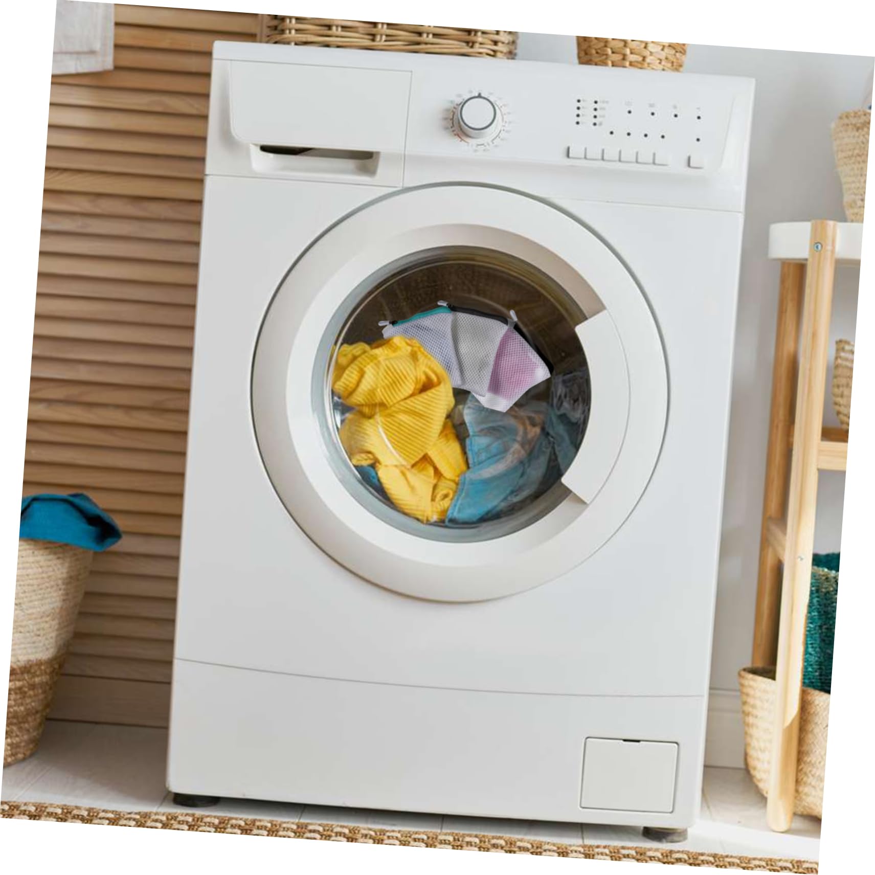 Alipis 24piezas Bolsa De Lavandería De Malla Reutilizable Para Ropa Organizador De Lavado Multiusos Para Ropa Interior y Calcetines Para Viajes y Camping