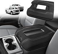 Vista 105 de Muslogy Funda para reposabrazos de consola central apta para Chevy Silverado/Tahoe y GMC Sierra/Yukon 2007-2013, cómoda almohadilla