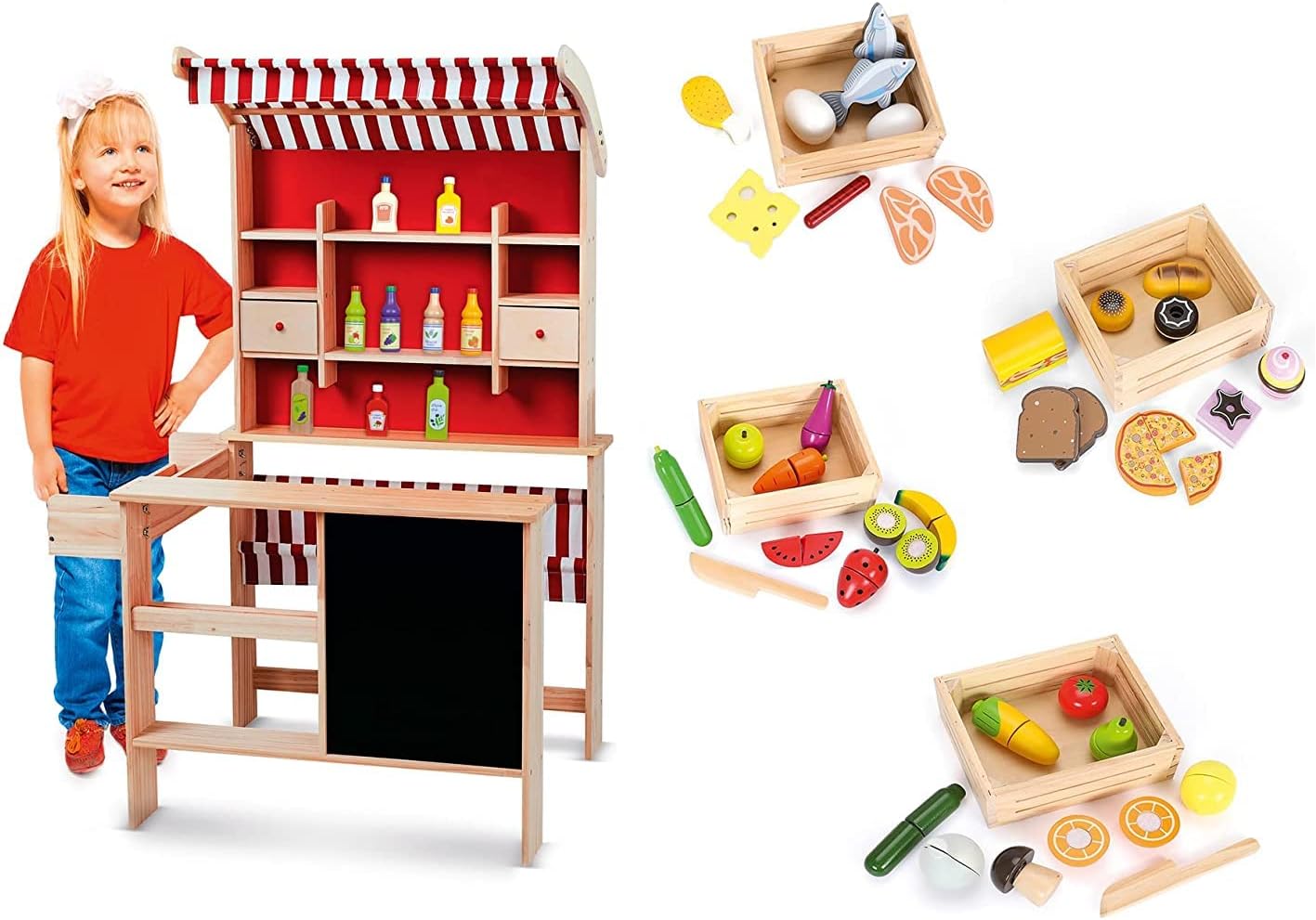 leomark Juguete de Madera para Niños